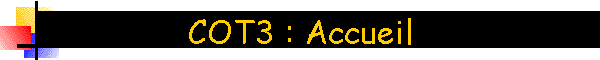 COT3 : Accueil
