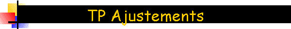 TP Ajustements